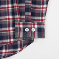 Polar Flannel Shirt - Navy / Red thumbnail