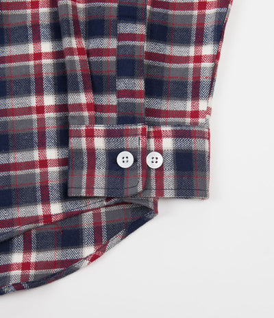 Polar Flannel Shirt - Navy / Red