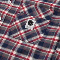 Polar Flannel Shirt - Navy / Red thumbnail