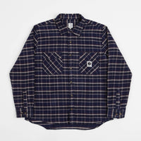 Polar Flannel Shirt - Rich Navy thumbnail