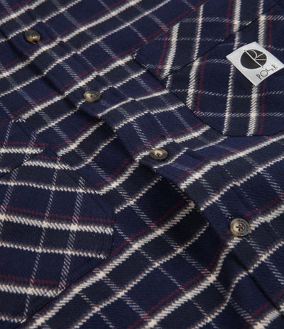 Polar Flannel Shirt - Rich Navy