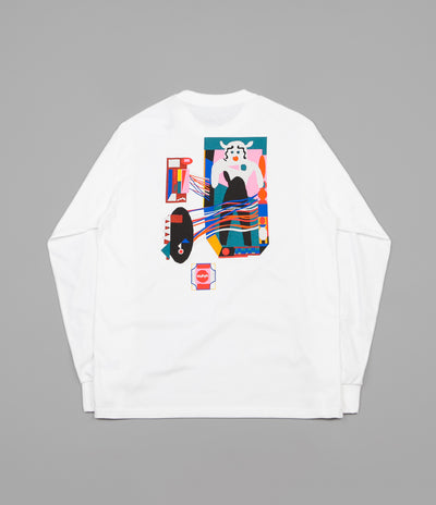 Polar Frequency Long Sleeve T-Shirt - White