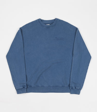 Polar Garment Dye Crewneck Sweatshirt - Blue