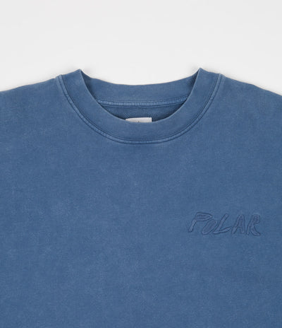 Polar Garment Dye Crewneck Sweatshirt - Blue