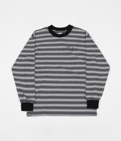 Polar Gradient Long Sleeve T-Shirt - Black / White