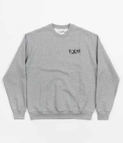 Polar Group Logo Crewneck Sweatshirt - Heather Grey