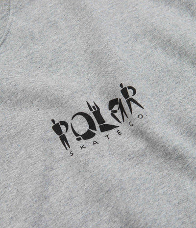 Polar Group Logo Crewneck Sweatshirt - Heather Grey