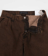 Polar Grund Chinos - Brown Black | Flatspot