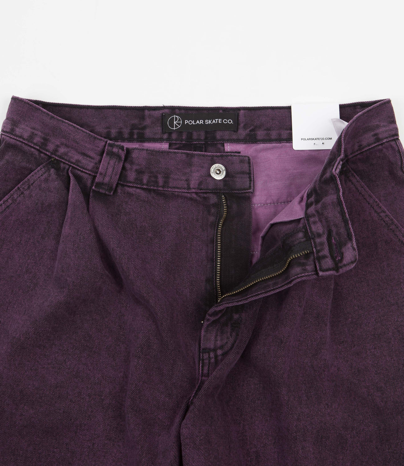 Polar Grund Chinos - Purple Black | Flatspot