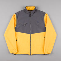 Polar Halberg Fleece Jacket - Graphite / Yellow thumbnail