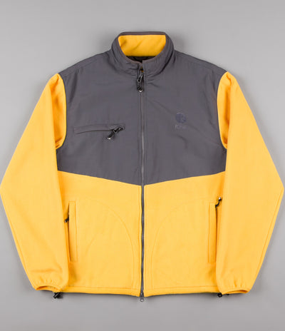 Polar Halberg Fleece Jacket - Graphite / Yellow