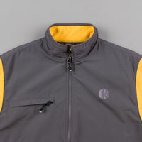 Polar Halberg Fleece Jacket - Graphite / Yellow thumbnail