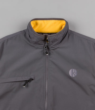 Polar Halberg Fleece Jacket - Graphite / Yellow