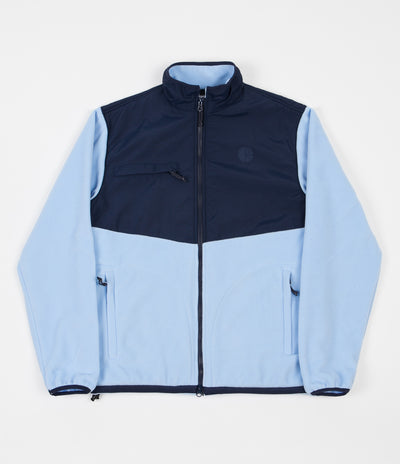 Polar Halberg Fleece Jacket - Navy / Powder Blue | Flatspot