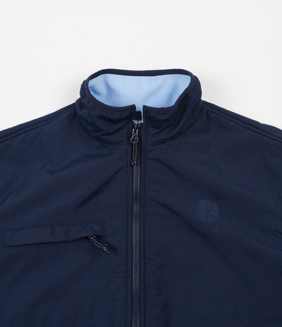 Polar Halberg Fleece Jacket - Navy / Powder Blue