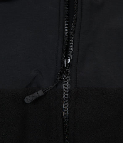 Polar Halberg Fleece Vest - Black / Black