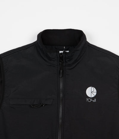 Polar Halberg Fleece Vest - Black / Black