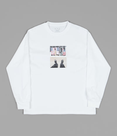 Polar Happy Sad Around The World Long Sleeve T-Shirt - White