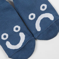 Polar Happy Sad Classic Socks - Captains Blue thumbnail