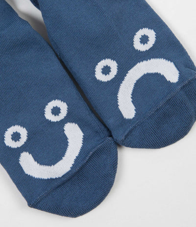 Polar Happy Sad Classic Socks - Captains Blue