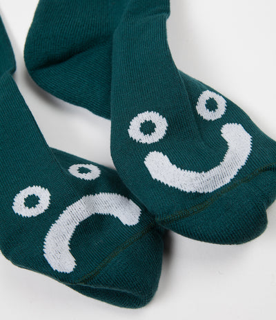 Polar Happy Sad Classic Socks - Dark Green