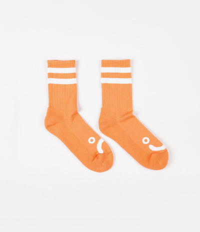 Polar Happy Sad Classic Socks - Light Orange