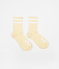 Polar Happy Sad Classic Socks - Light Yellow