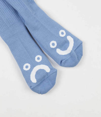 Polar Happy Sad Classic Socks - Powder Blue