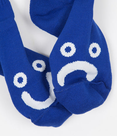 Polar Happy Sad Classic Socks - Royal Blue