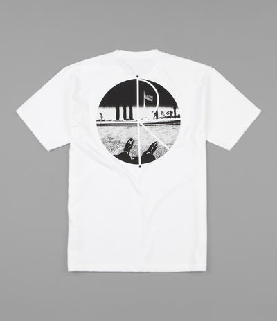 Polar Happy Sad Fill Logo T-Shirt - White