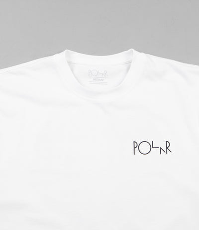 Polar Happy Sad Fill Logo T-Shirt - White