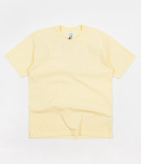 Polar Happy Sad Garment Dyed T-Shirt - Light Yellow