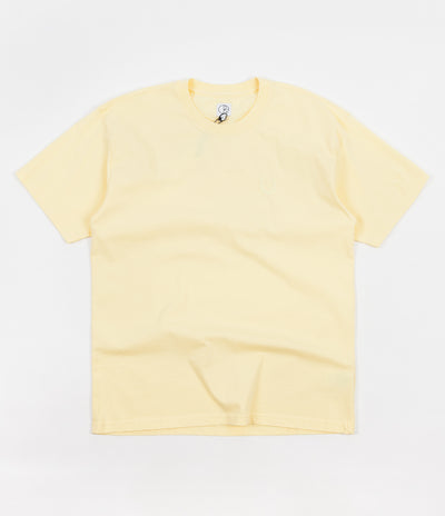 Polar Happy Sad Garment Dyed T-Shirt - Light Yellow