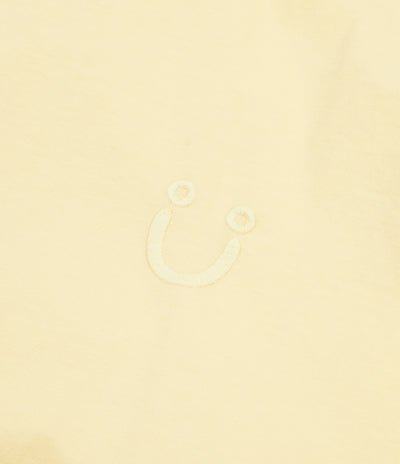 Polar Happy Sad Garment Dyed T-Shirt - Light Yellow