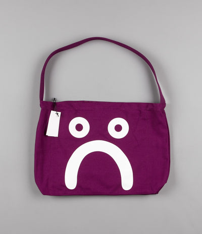 Polar Happy Sad Tote Bag - Dark Prune