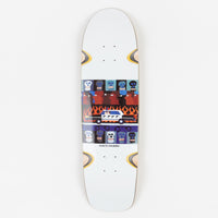 Polar Hjalte Halberg Abuse Of Power Wheel Well Surfshape Deck - White - 8.75" thumbnail