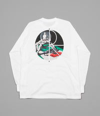 Polar Lambo Life Fill Logo Long Sleeve T-Shirt - White