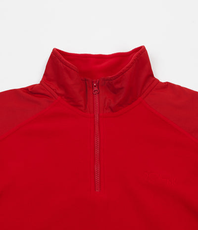 Polar Lightweight Fleece 1/4 Zip Jacket - Red