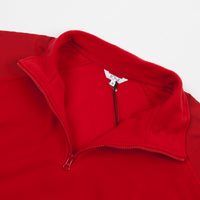 Polar Lightweight Fleece 1/4 Zip Jacket - Red thumbnail