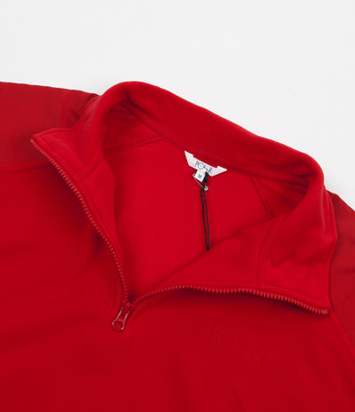 Polar Lightweight Fleece 1/4 Zip Jacket - Red