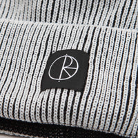 Polar Lines Merino Beanie - White thumbnail