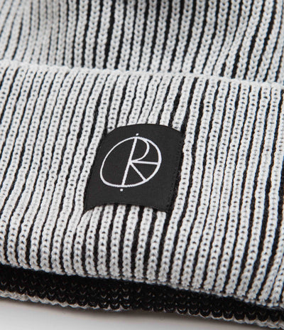 Polar Lines Merino Beanie - White