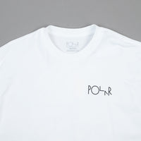 Polar Memory Palace Fill Logo Long Sleeve T-Shirt - White thumbnail