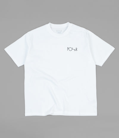 Polar Memory Palace Fill Logo T-Shirt - White