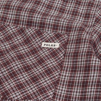 Polar Mitchell Flannel Shirt - Bordeaux thumbnail