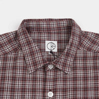 Polar Mitchell Flannel Shirt - Bordeaux thumbnail