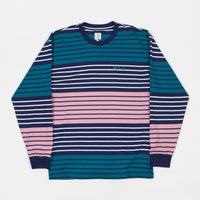 Polar Multicolour Long Sleeve T-Shirt - Navy / Pink thumbnail