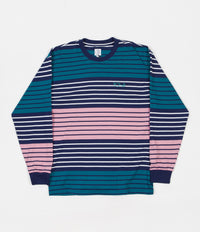 Polar Multicolour Long Sleeve T-Shirt - Navy / Pink