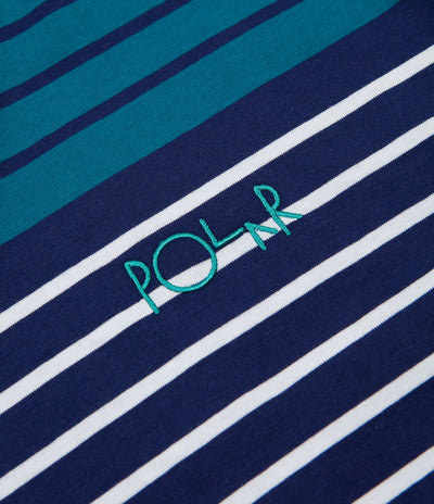 Polar Multicolour Long Sleeve T-Shirt - Navy / Pink