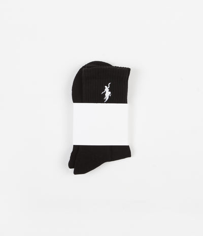 Polar No Comply Socks - Black / White